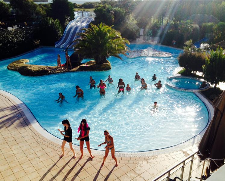 swimmingpool camping south brittany penestin - RESIDENCE LES ILES PENESTIN