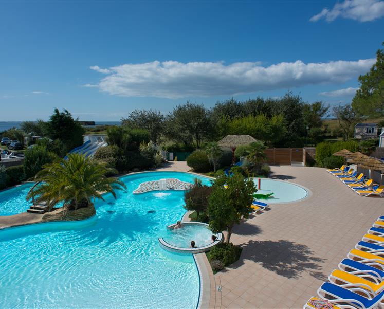 swimmingpool camping south brittany penestin - RESIDENCE LES ILES PENESTIN