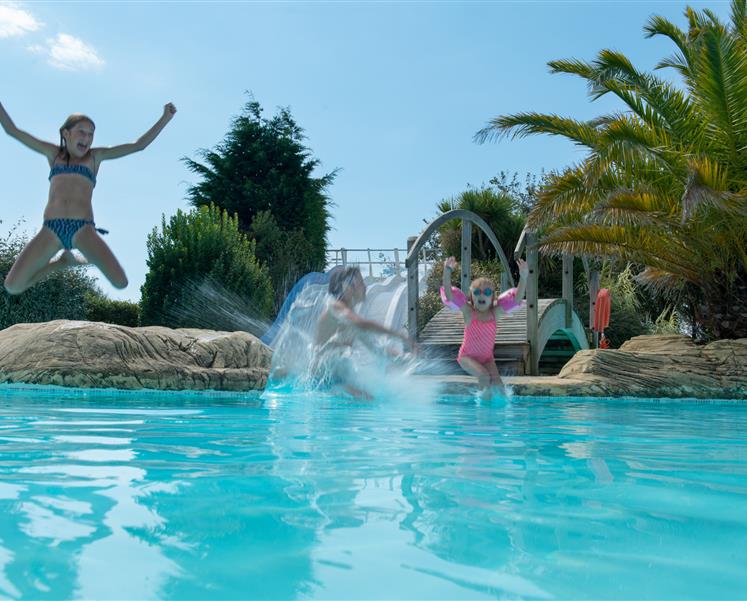 swimmingpool camping south brittany penestin - RESIDENCE LES ILES PENESTIN