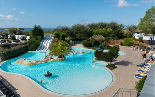 heated swimmingpool camping south brittany penestin - RESIDENCE LES ILES PENESTIN