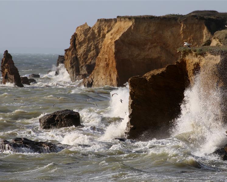 storm la pointe du bile south brittany - RESIDENCE LES ILES PENESTIN